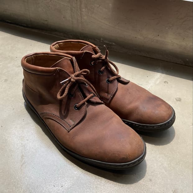 280) BALLY 레더 츄카 부츠