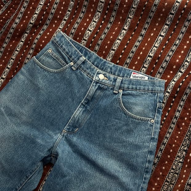 랭글러 빈티지 청바지