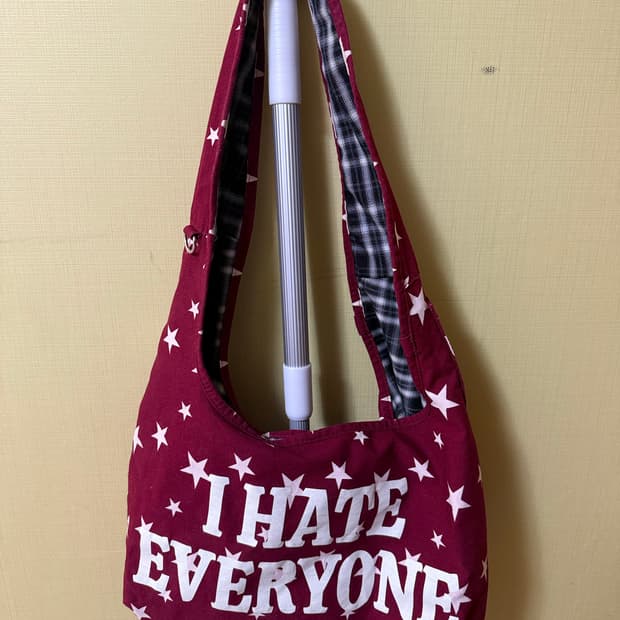 루저스클럽 리버서블 스타 숄더백 레드