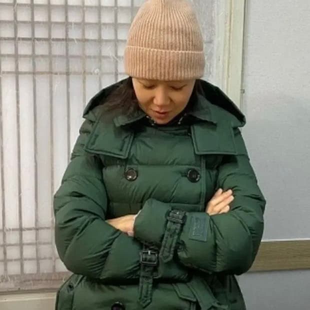 버버리 아니스톤 패딩 M