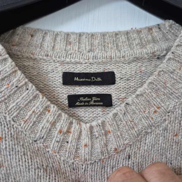 마시모두띠 램스울 남성 니트 스웨터 xl xxl