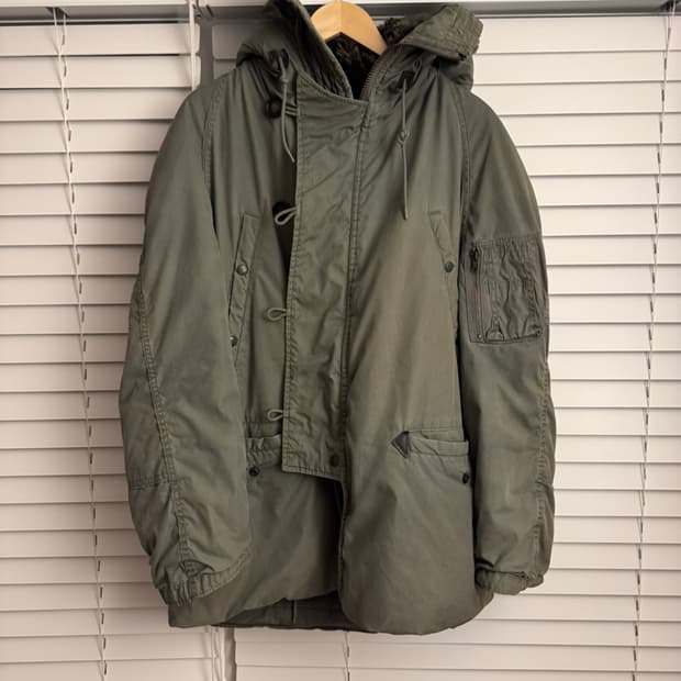 80s 밀리터리 콜드웨더 N3b 파카 M Mens M