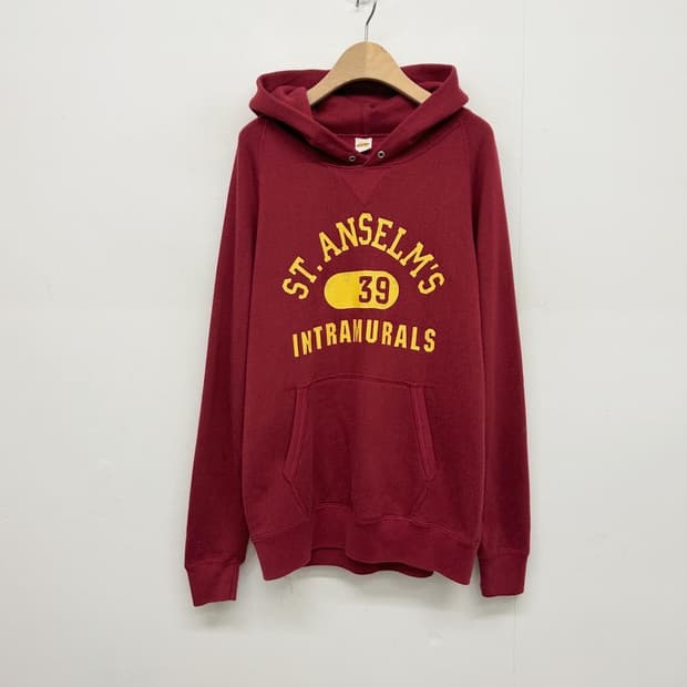 빈티지 러셀 RUSSELL ST.ANSELM'S 버건디 후드티