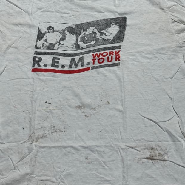 빈티지밴드티 80s rem