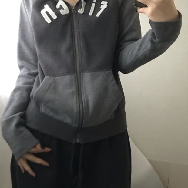 아베크롬비 그레이 나그랑 후드집업