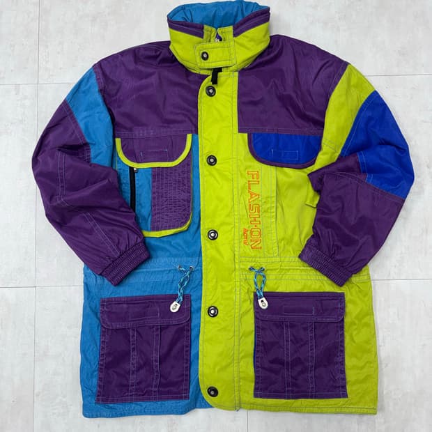 •90s 코오롱스포츠 ACTIV 스키자켓 멀티컬러