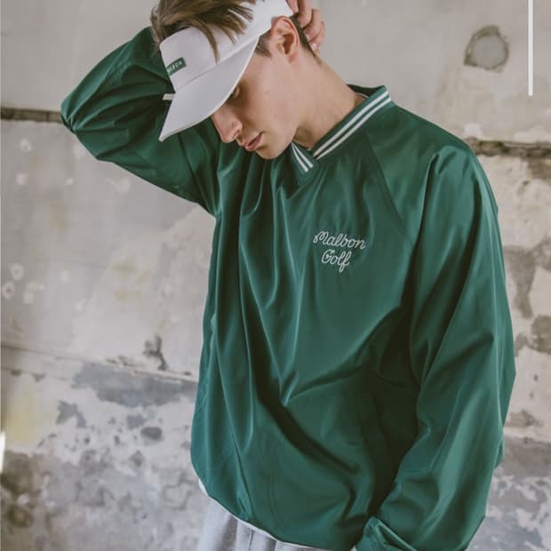 말본골프 정품 빅로고 바람막이 XL 22SS
