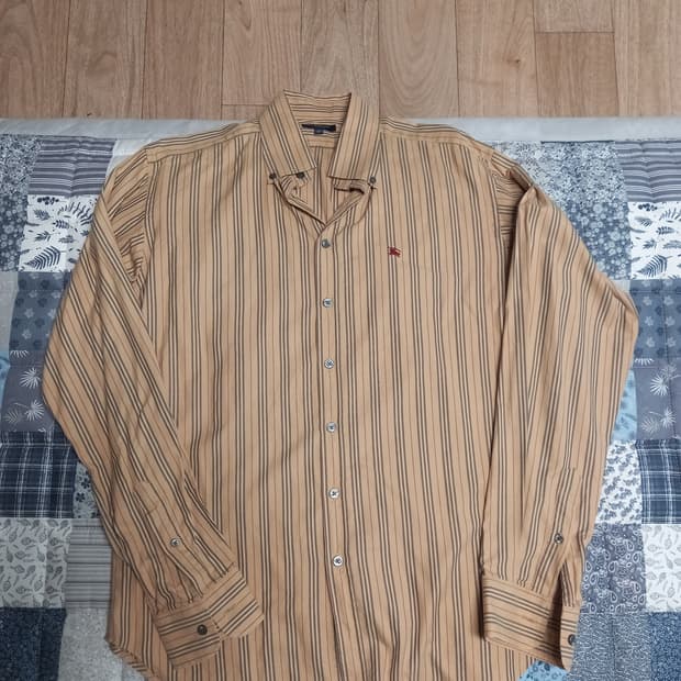 버버리 스트라이크 긴팔셔츠 L(실용105)