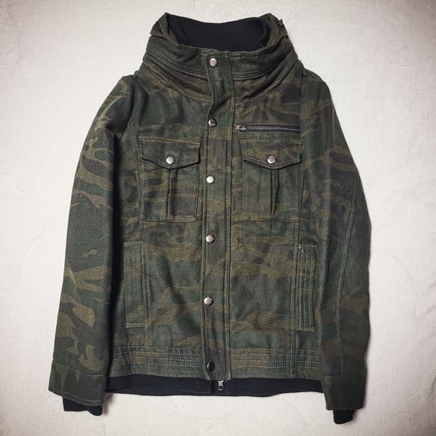 00s Jungle Storm High Neck Field Jacket
