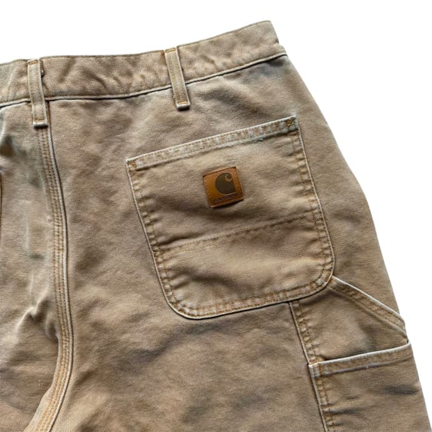 칼하트 B111 싱글니 카펜터 팬츠 브라운