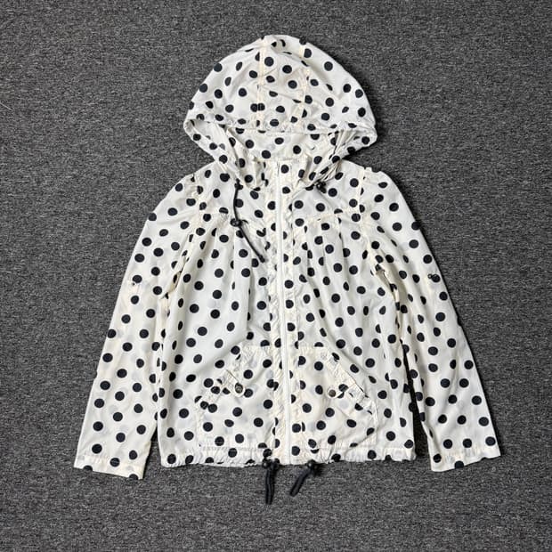 빈티지 도트 윈드브레이커