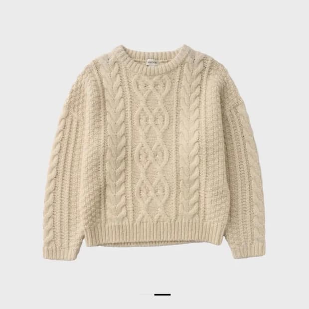 시엔느 올드 파더 스웨터 크림 Old Father Sweater 