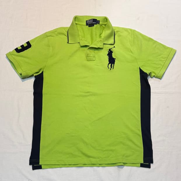 폴로 랄프로렌 빅포니 치프키프 카라티 라임 그린