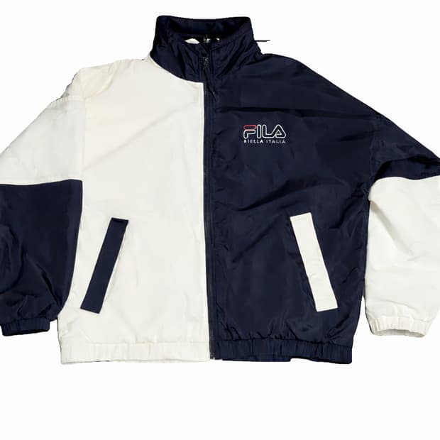 휠라 배색 보아 안감 자켓