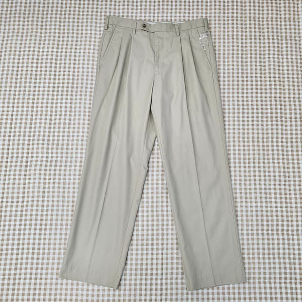 유니클로 와이드 면바지 남자32