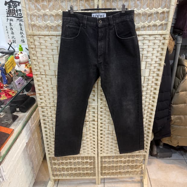 46/30 정품 로에베 아나그램로고 블랙진 팝니다