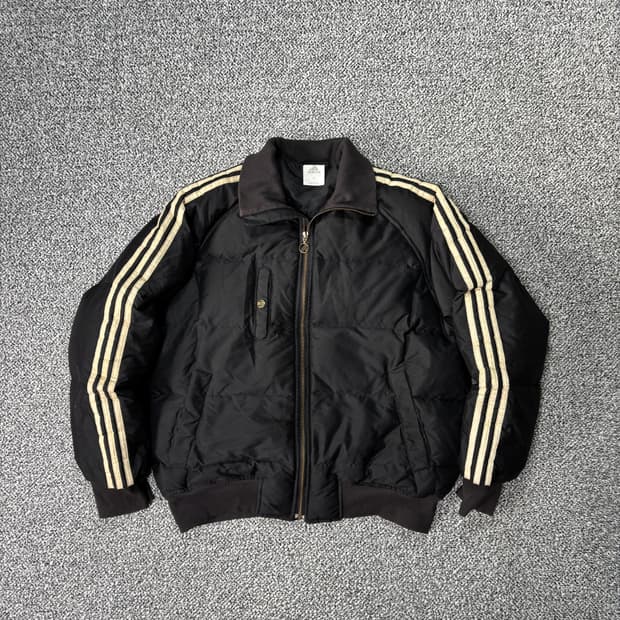 아디다스 블랙 골드 3S 다운 자켓 (100)