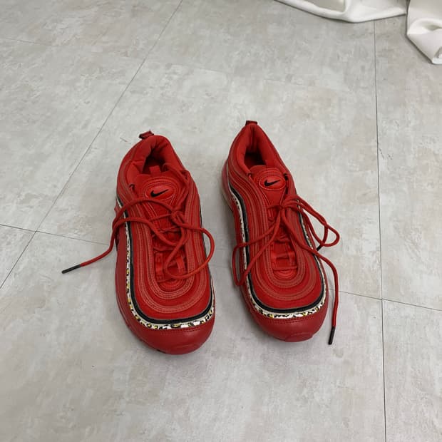 Nike red sneakers