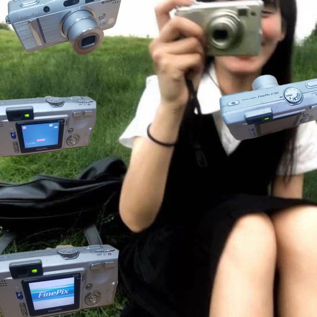 후지필름 FinePix F700 빈티지 디카