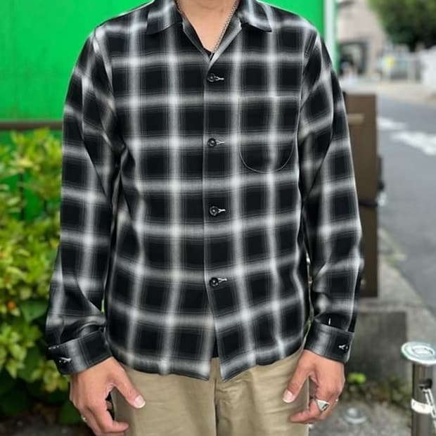 콜림보(Colimbo) Bald Hill 오픈 칼라 셔츠 XL사이즈