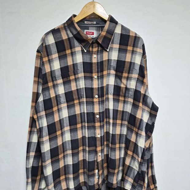 랭글러Wrangler 체크 셔츠 2XL사이즈 - S351