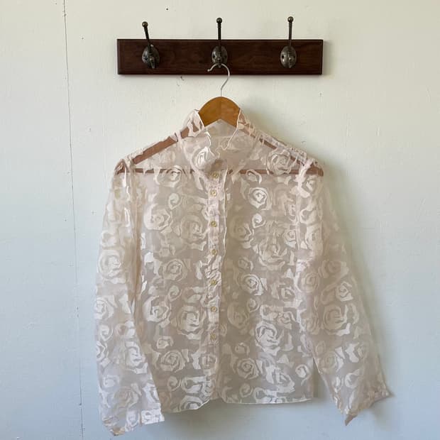 EARTHY MODE 시스루 셔츠