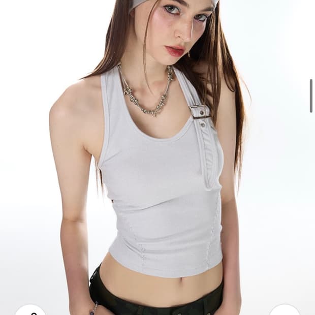 라티젠 L12 버클 홀터 탑 나시