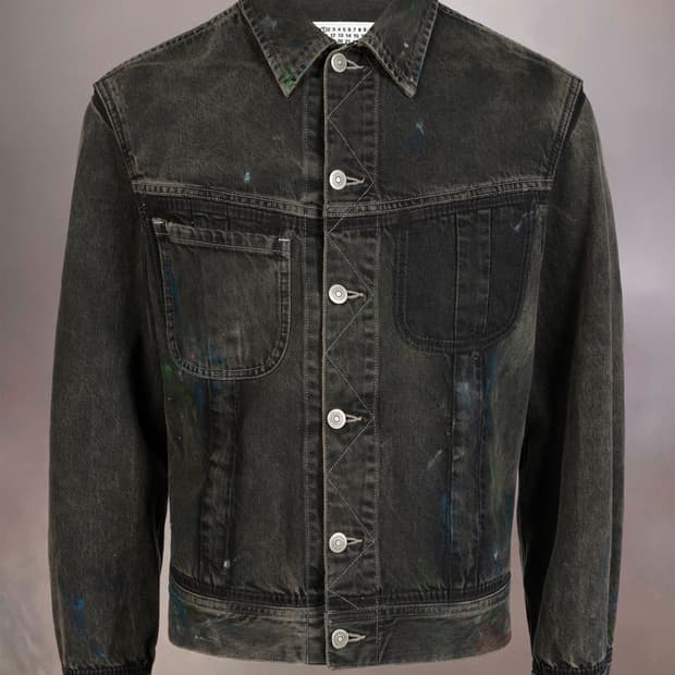 마르지엘라 페인트 데님 자켓 46