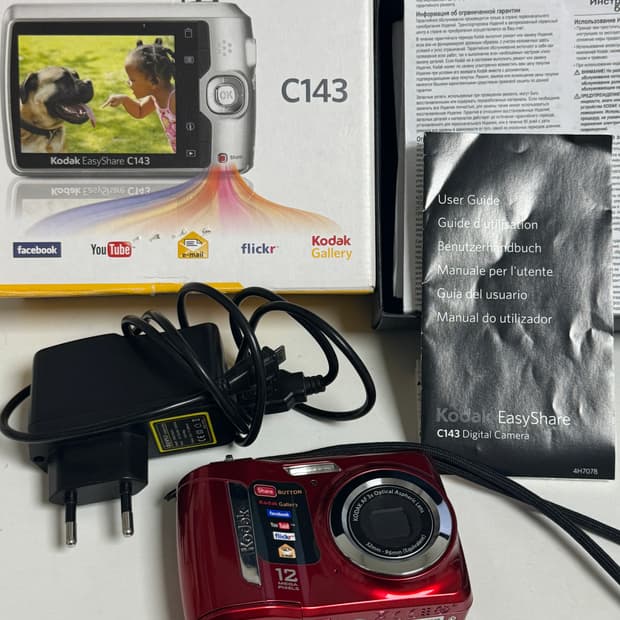 풀박스) 코닥 이지쉐어 c143 새상품급 kodak easyshare