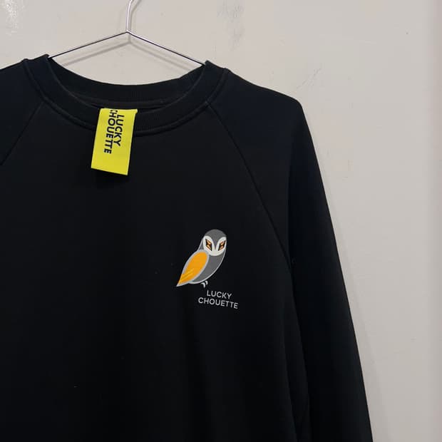 럭키슈에뜨 래글런 헤비코튼 포켓 맨투맨