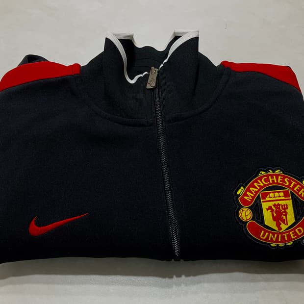 나이키 12-13 맨유 축구 트랙탑 져지