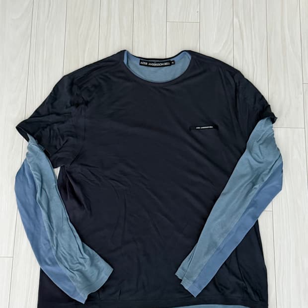 26ss 앤더슨벨 레이어드 티셔츠 xl