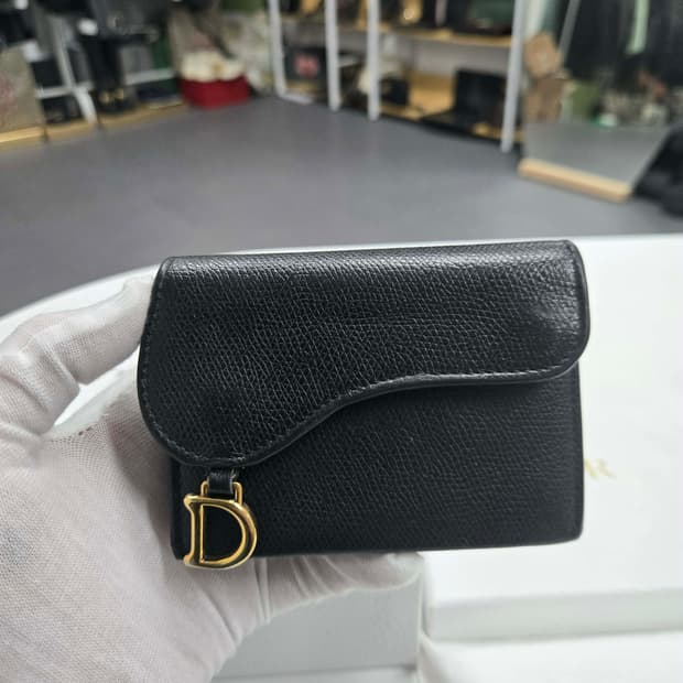 [50%세일] 디올 새들 아코디언 반지갑