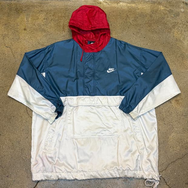 90s 미국 빈티지 나이키 아노락 풀오버 바람막이 