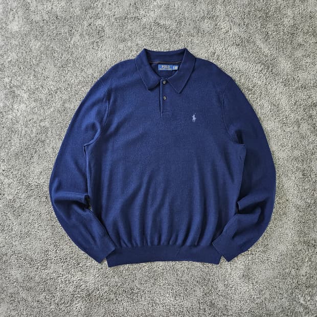 [무료배송] POLO RALPH LAUREN 긴팔 니트 폴로 티셔츠