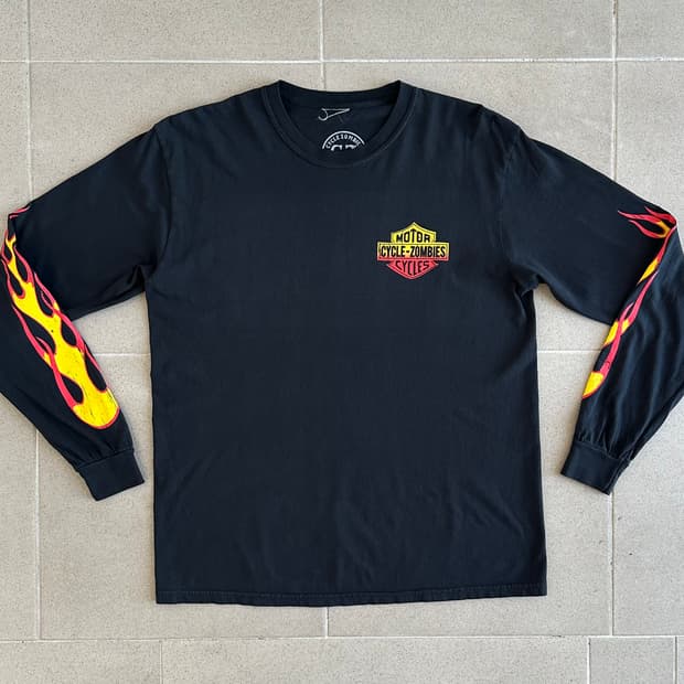 싸이클 좀비 플레임 롱슬리브 L