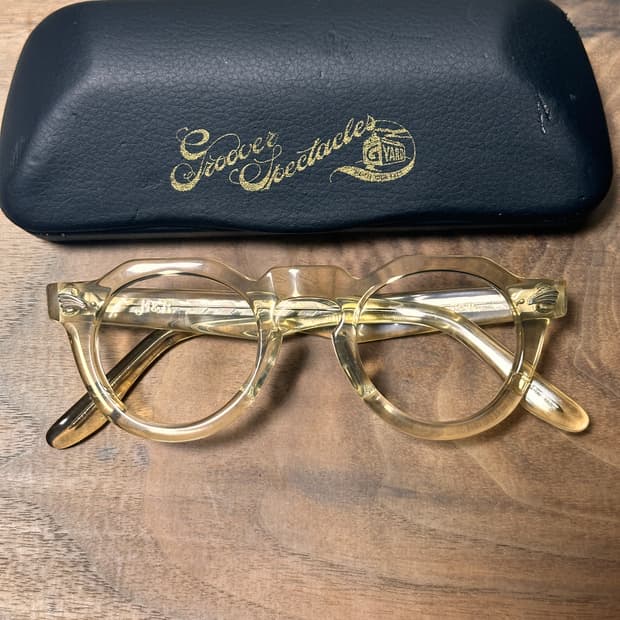 그루버 m&b 엠앤비 옐로우크리스탈 안경