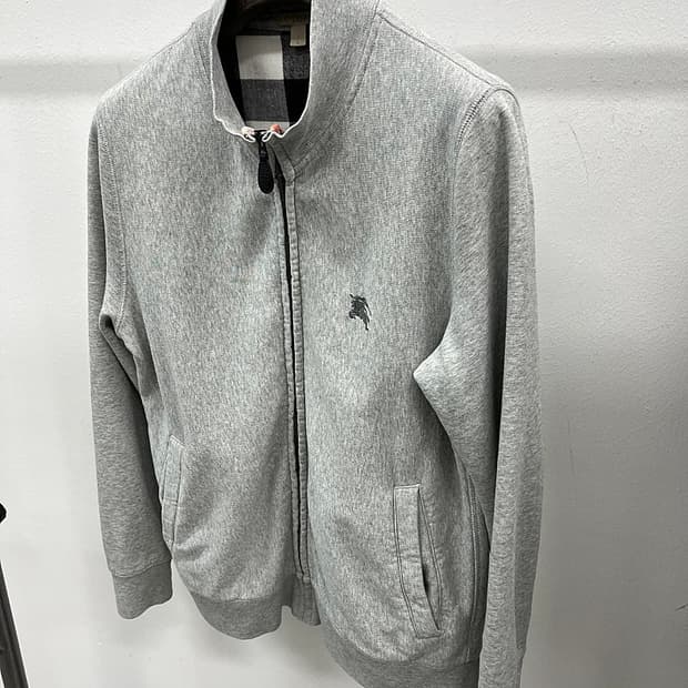 105) 버버리 런던 코튼 집업져지 