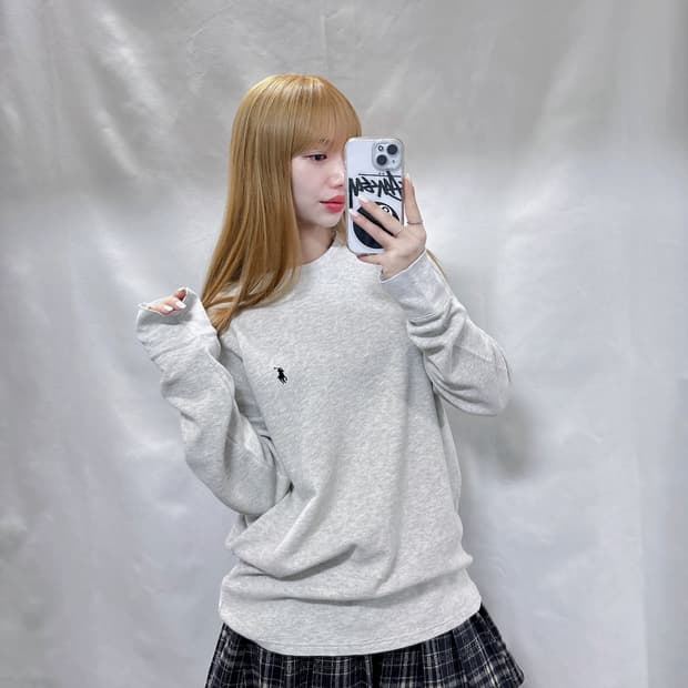 폴로 랄프로렌 블랙포니 슬립 니트 