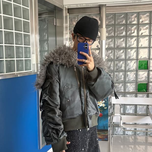 MIX BLOUSON N2B×MA-1 믹스 블라우스