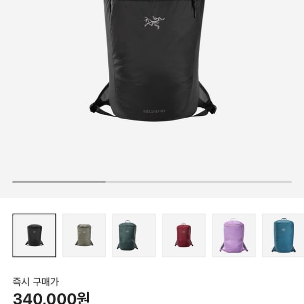 ❗️급처❗️리셀가 34만원❗️아크테릭스 헬리아드 10 백팩