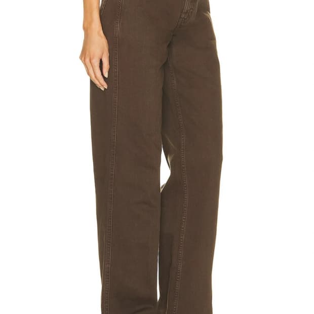 르메르 하이웨이스티드 브라운 팬츠 34