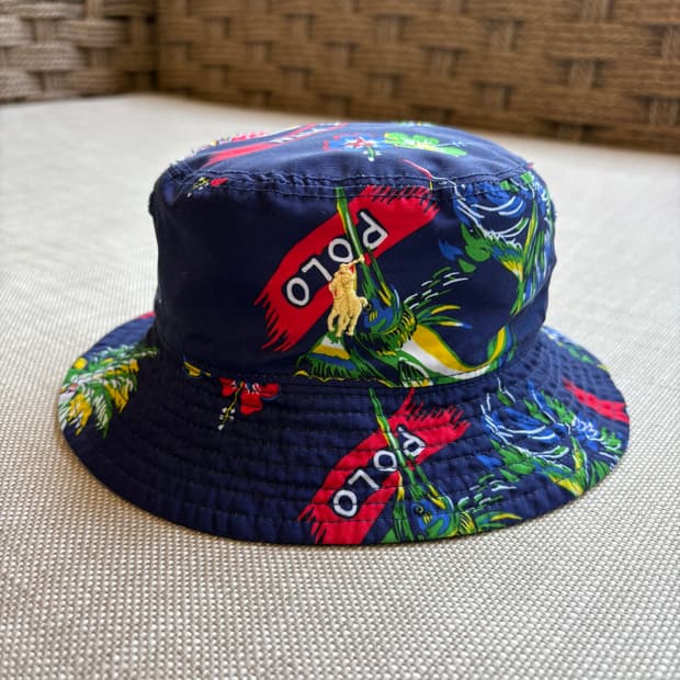 [12-24개월 유아용] 폴로 랄프로렌 양면 버킷 햇