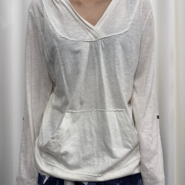 white hood longsleeve