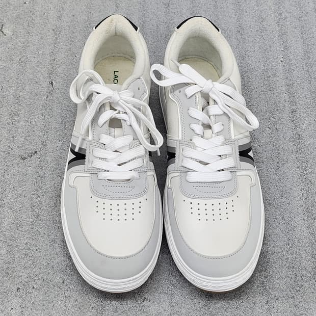 거의 미착용,상태좋은 라코스테 정품  스니커즈 uk11,290~300mm