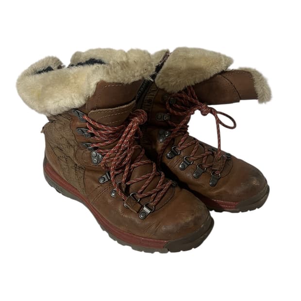 머렐 빈티지 퍼 안감 하이킹 부츠 245