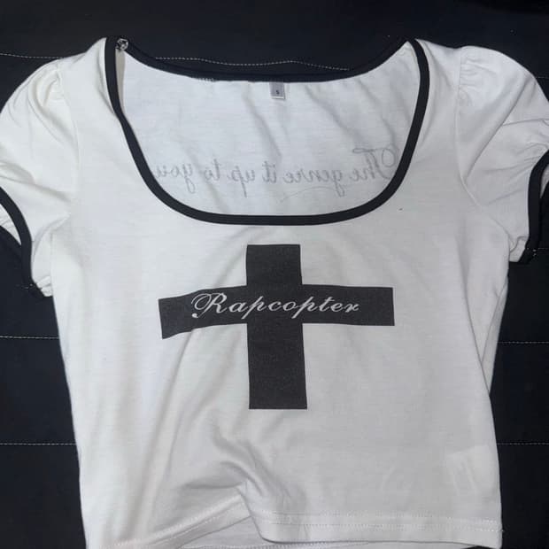 고스룩 이모걸 빈티지 티셔츠