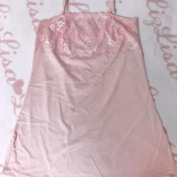 쿨핑크 플라워 레이스 슬립 원피스 히메갸루 리즈리사 트랄라라 잉그니