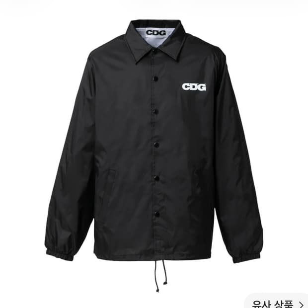 CDG 코치 자켓5 블랙 XL