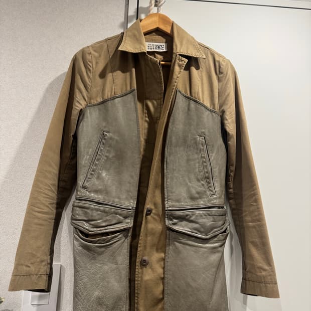 마르지엘라 06aw 가죽 코트